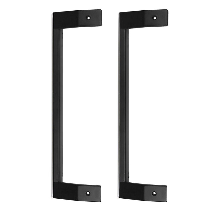 Door Handle Grab Bars for Beko CFP169 FFP167 Fridge Freezer 5907610700 (Silver / Black, 330mm, Pack of 2)