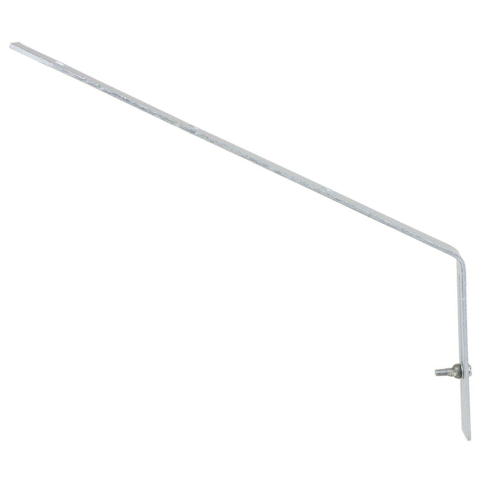 Gutter Top Rafter Bracket Universal Galvanised Steel Fascia Support Fixings (Pack of 10, 300mm)