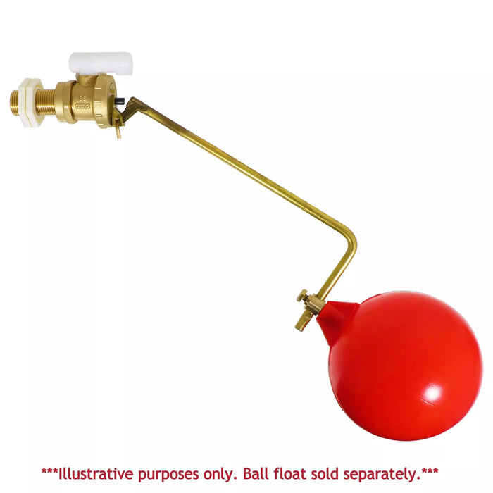 1/2" Ball Valve Part 2 Low Pressure Side Entry Toilet Cistern BS1212/2 Ballcock Float Arm