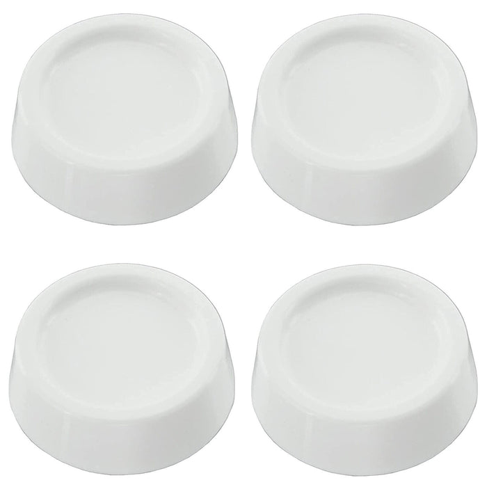 Universal Washing Machine / Tumble Dryer Anti-Vibration Feet + Shock Absorber Stabiliser Pad (Pack of 4 x Feet + 1 x Pad)