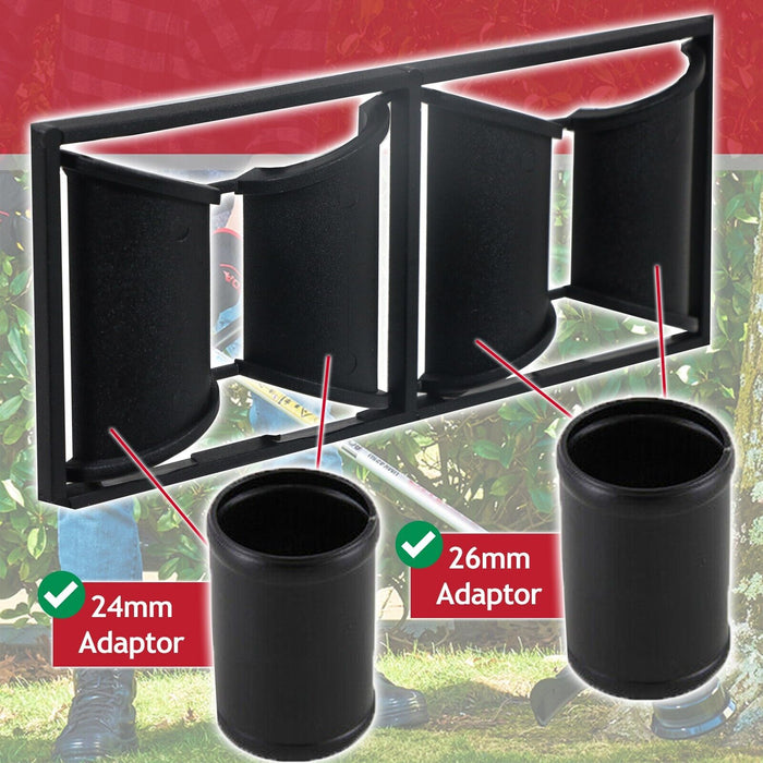 Universal Strimmer Grip Handle + Blade Guard Brushcutter Trimmer Pole Shaft Reducer Kit (24mm, 26mm, 28mm)