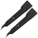 Metal Blade for Flymo Chevron 32 Easimo EM032 RE320 Rollermo RM032 Speedimo Venturer Visimo VM032 Lawnmower (32cm, Type FLY046, Pack of 2)