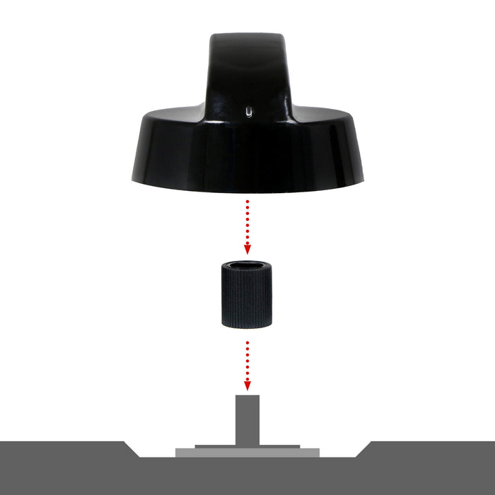 Knob for Tower Air Fryer Control Switch Dial Switch Multi Cooker Black