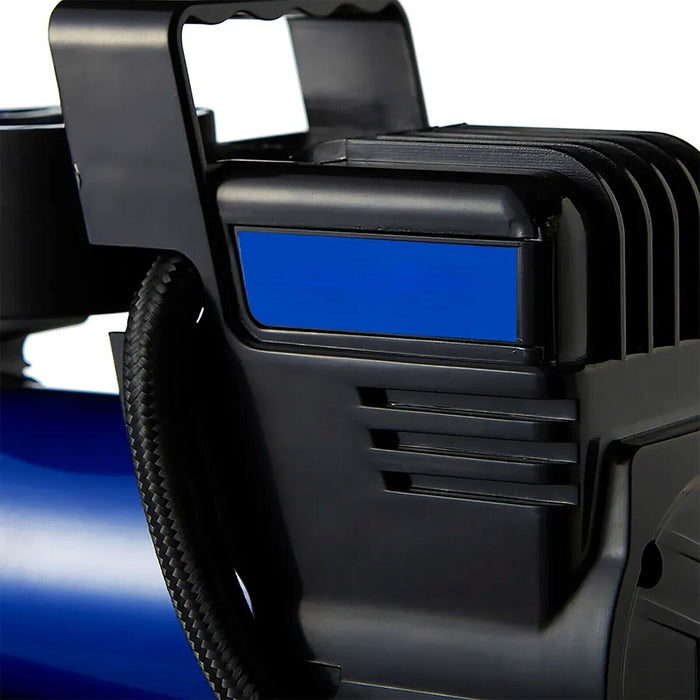 Digital Tyre Inflator 12V Car Bike Van Motorcycle Portable LED Air Compressor Pump (with Carry Bag)