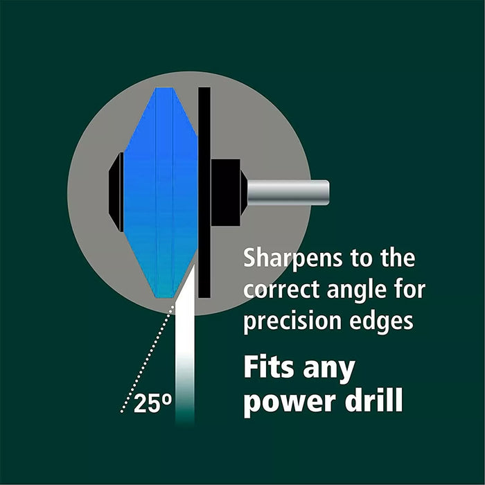 Metal Blade 35cm + Drill Sharpener for MacAllister MEB 1335K MLM 1300 MLMP 1300 Lawnmower