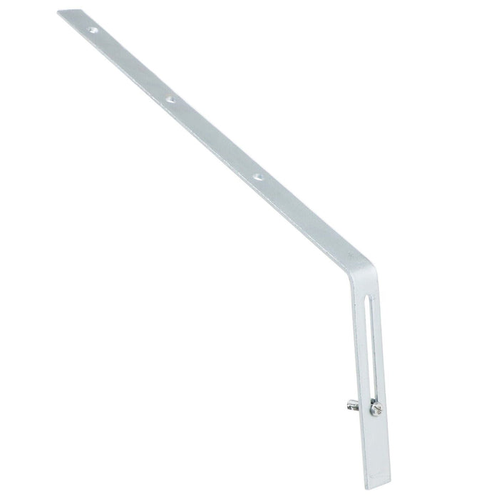 Gutter Top Rafter Bracket Universal Galvanised Steel Fascia Support Fixings (Pack of 10, 300mm)