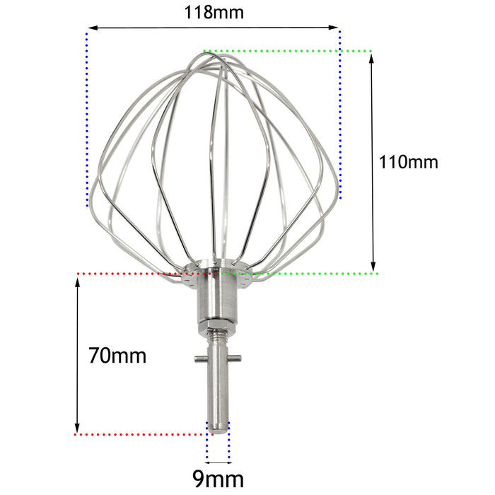 Kenwood Balloon 6 Wire Whisk Major Chef KM001 KM002 KM003 KM010 KM011