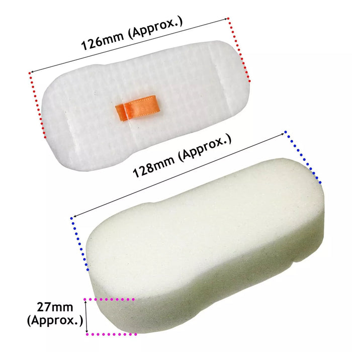 Roller Brush Filter Kit for Shark HZ500UK Vacuum Cleaner Soft Brushroll + HEPA Allergy Filters Set