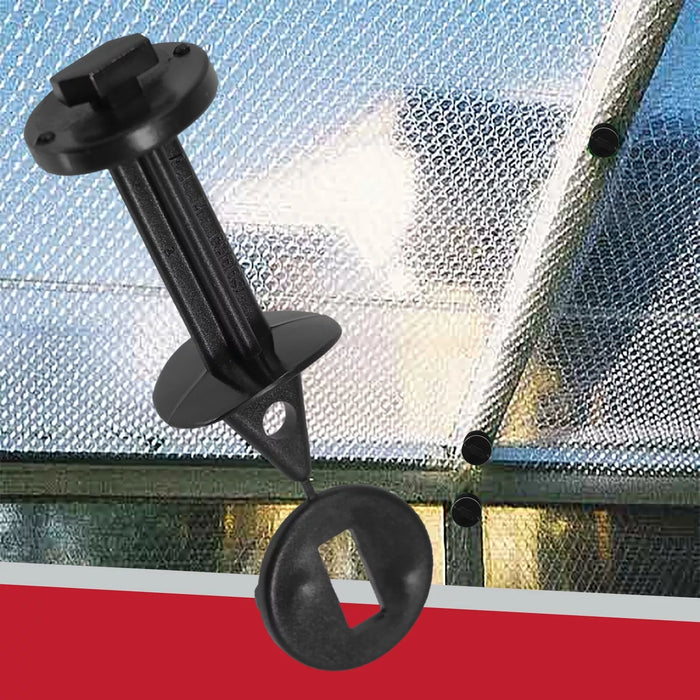 Greenhouse Insulation Shading Fixers Bubble Wrap PVC Plastic Frame Clips (Pack of 40)