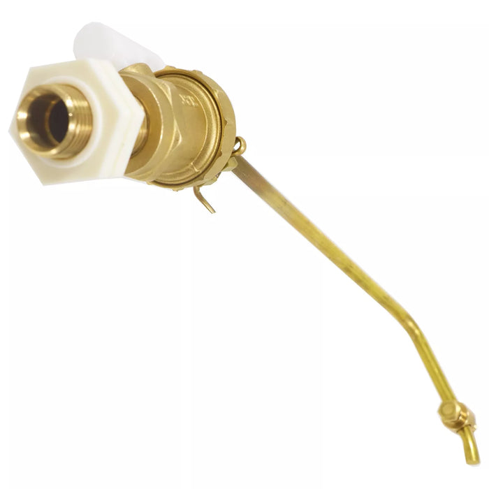 1/2" Part 2 Valve Low Pressure Side Entry Toilet Cistern Ballcock + 4 1/2" Ball Float Kit
