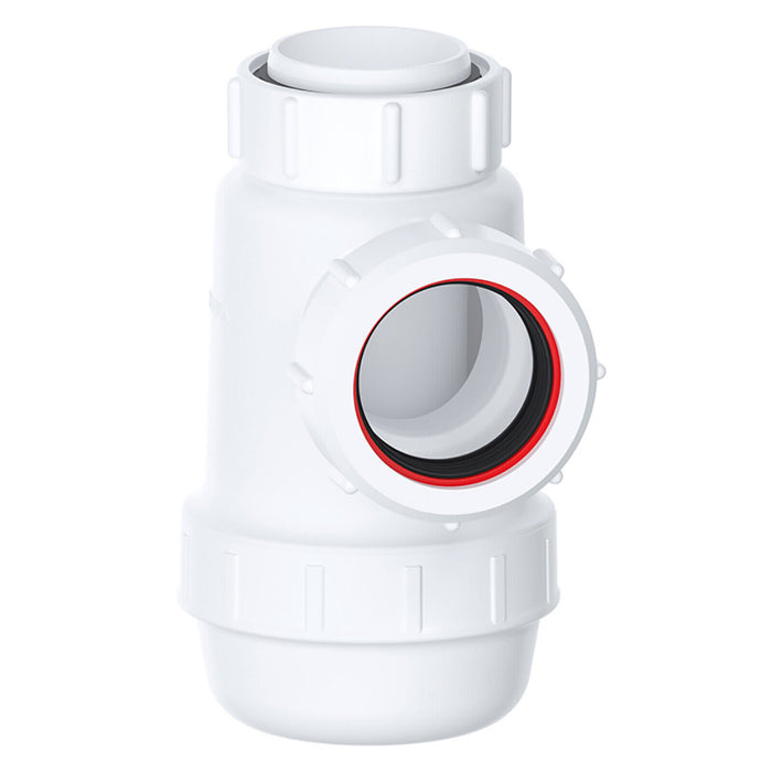 Waste Bottle Trap 38mm Shallow Bathroom Kitchen Sink Basin Bidet Urinal Seal (40mm 1.5")