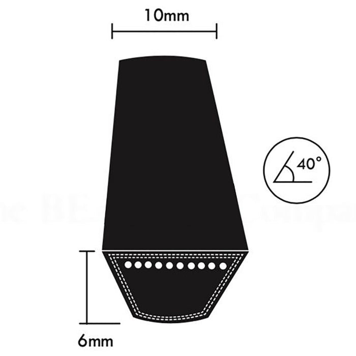 Lawnmower Drive Belt Mountfield Z26 680Lp 660Li Stiga CastelGarden MacAllister