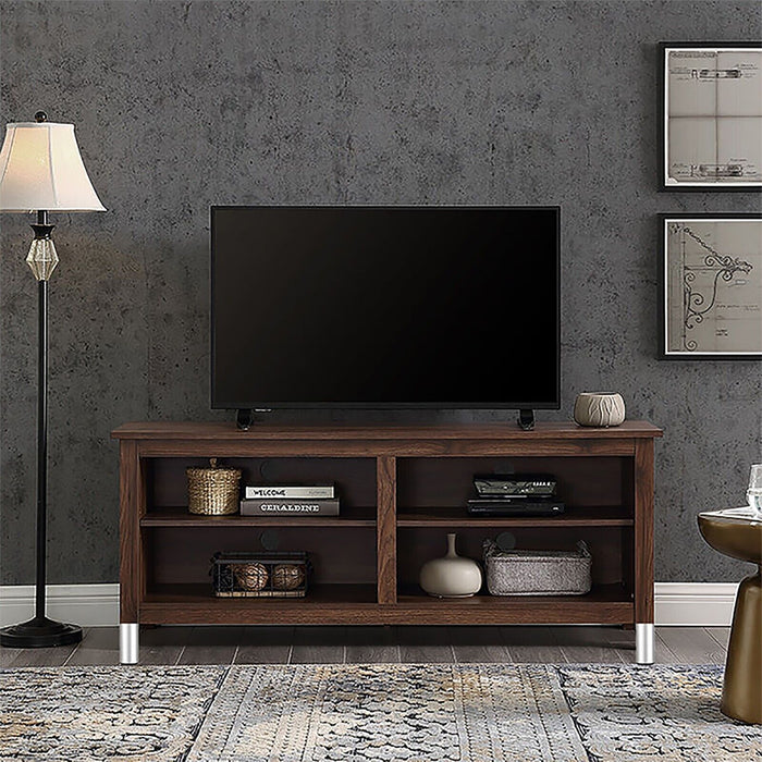 Universal Adjustable Furniture Feet 4.5" Silver Wardrobe Table Footrest Riser Legs (Pack of 4)