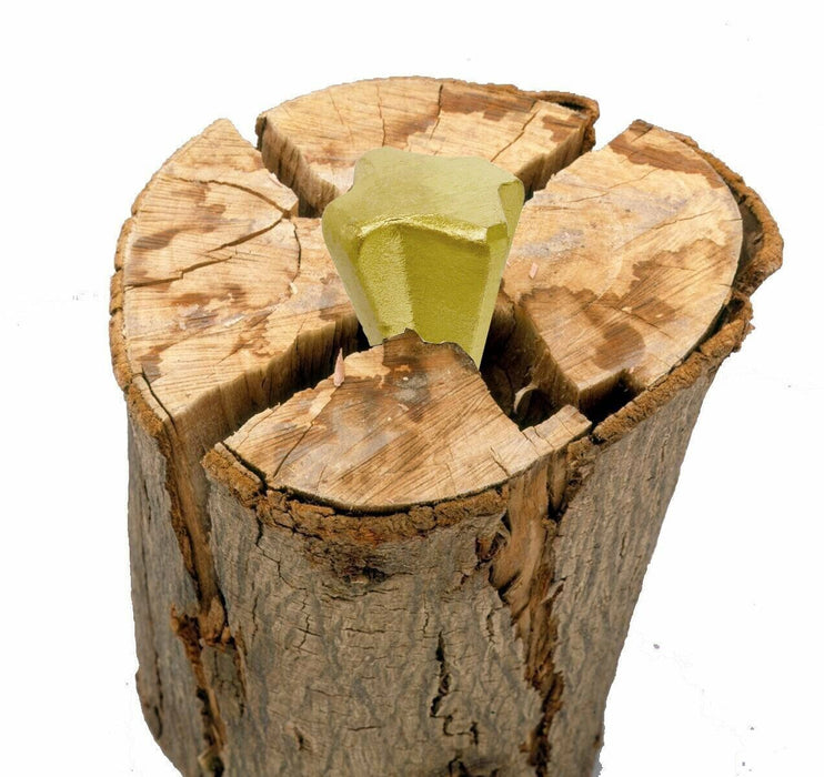 Log Splitter Wood Splitting Axe Wedge Maul Grenade Iron Spike Bomb x 3 + Safety Goggles