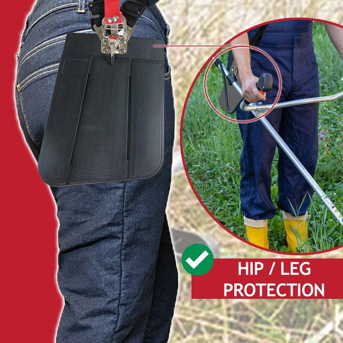 Universal Safety Harness Brushcutter Strimmer Trimmer Heavy Duty Padded Support (One Size)