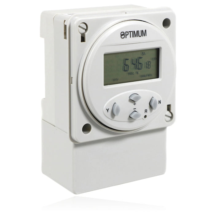 Digital Timeswitch Universal Programme 7 Day / 24 Hour Daily Single Ch Time Switch Tactic Grasslin OP-TS371.1