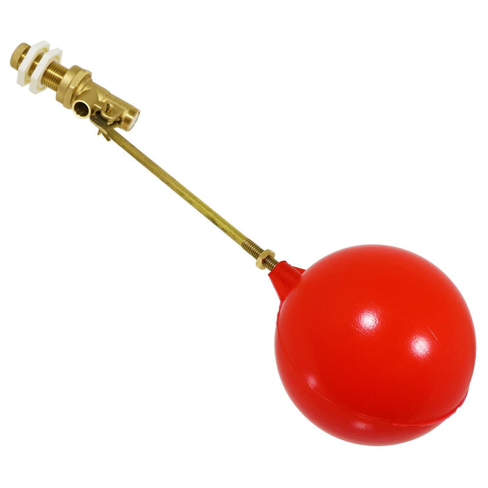 1/2" Part 1 Valve High Pressure Side Entry Toilet Cistern Ballcock 4 1/2" Ball Float Kit