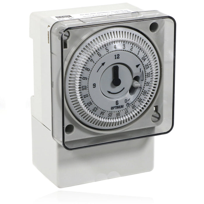 Programmable Timeswitch Synchronous Universal 24 Hour Daily Single CH Tactic Grasslin Tower OP-TS111.1