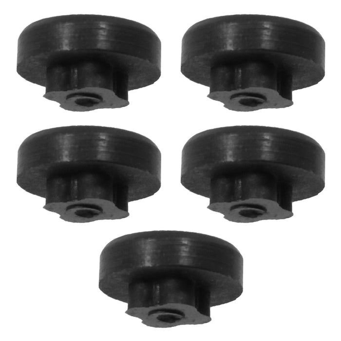 Hob Burner / Pan Support Rubber Buffer Feet for Smeg Oven / Cooker (Pack of 5)