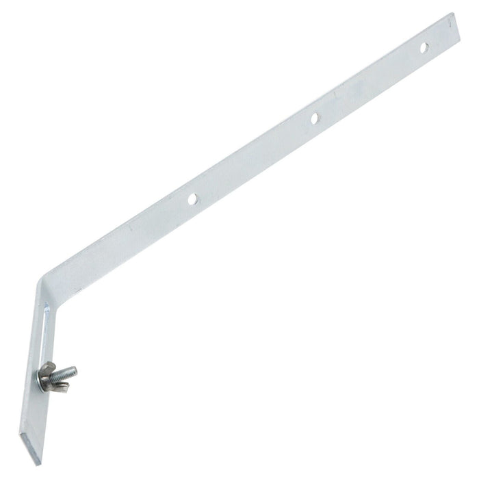 Gutter Top Rafter Bracket Universal Galvanised Steel Fascia Support Fixings (Pack of 10, 300mm)