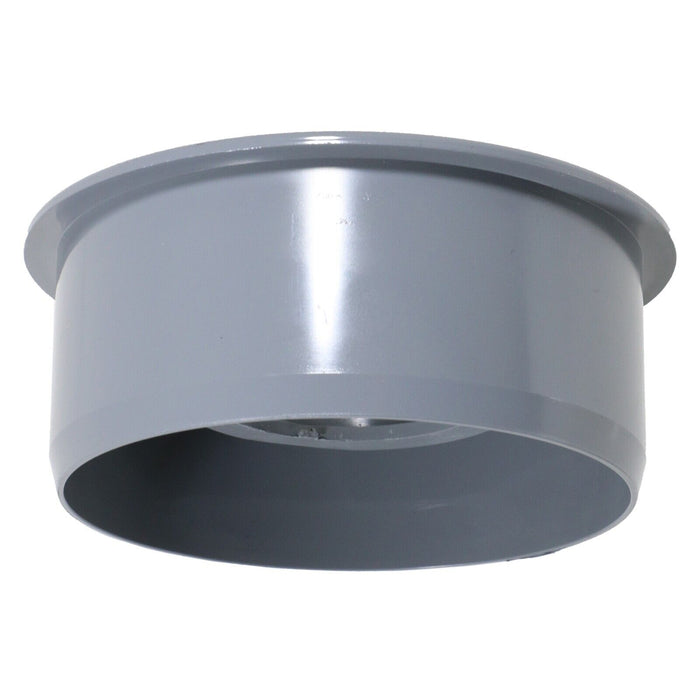110mm Soil Pipe Reducer Boss Adaptor Solvent Weld Waste Push Fit Ring Seal (Grey)