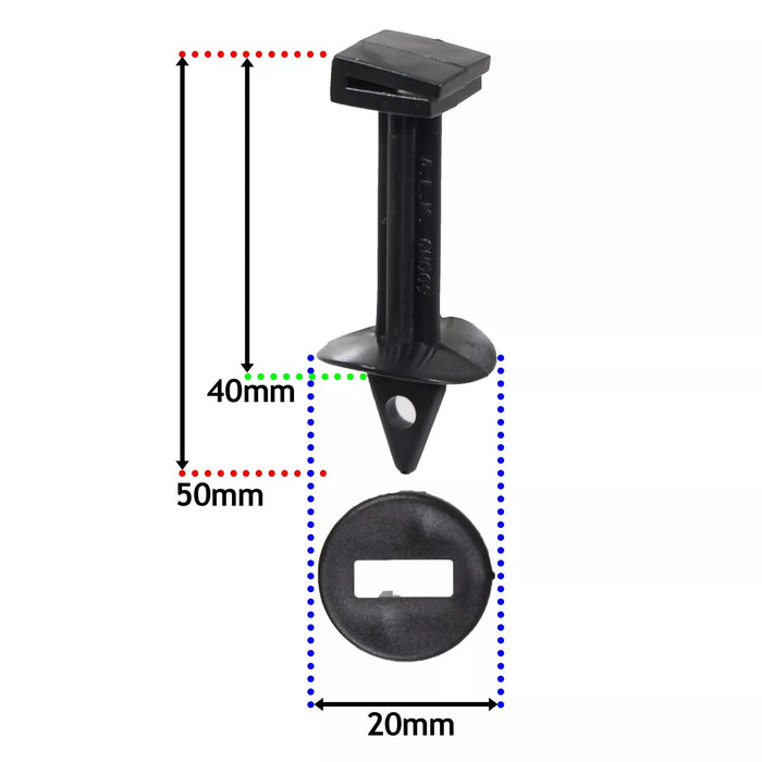 Greenhouse Corner Insulation Shading Fixers Bubble Wrap PVC Plastic Frame Clips (Pack of 20)