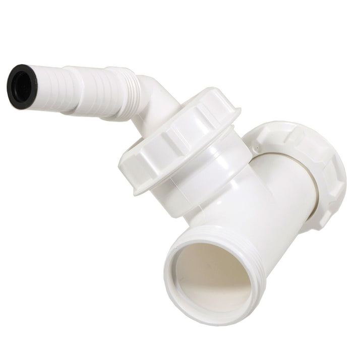 Appliance Trap Adaptor 40mm 1 1/2" Washing Machine Dishwasher Waste Pipe Tee Kit