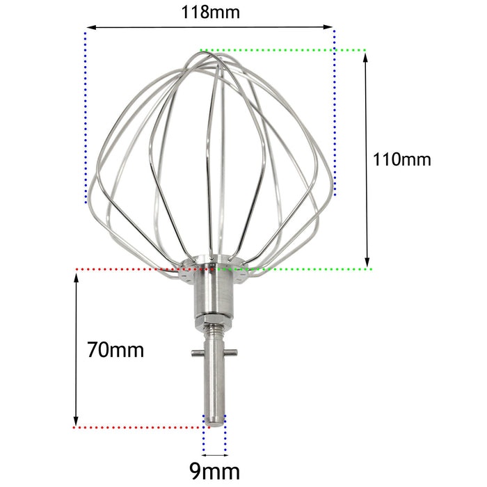 Kenwood Balloon 6 Wire Whisk KENWOOD Balloon Whisk 6 Wire KVC30 KVC31 KVC50 KVC51 KVC53 KVC65 KVC70 KVC73 KVC85