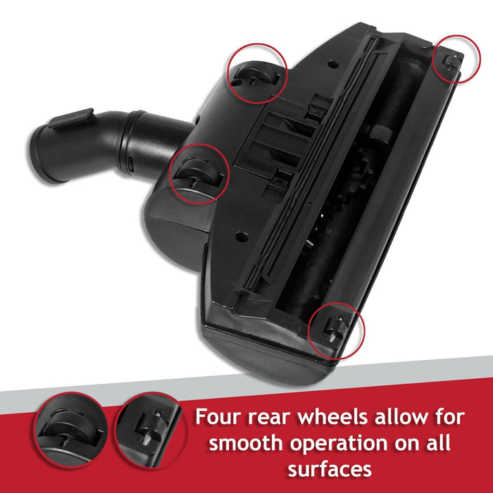 Vacuum Brush Head 35mm for Miele S2000 S2110 S2111 Autumn Red Turbo Floor Tool