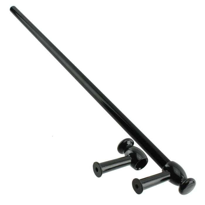 Door Handle / Towel Rail for Belling Oven Cooker 'Cut to Size' (Black)