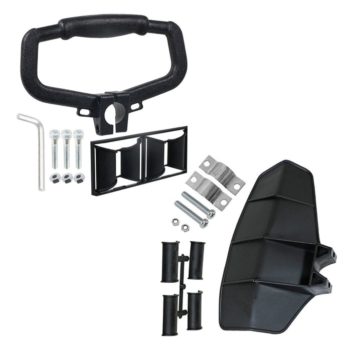 Universal Strimmer Grip Handle + Blade Guard Brushcutter Trimmer Pole Shaft Reducer Kit (24mm, 26mm, 28mm)