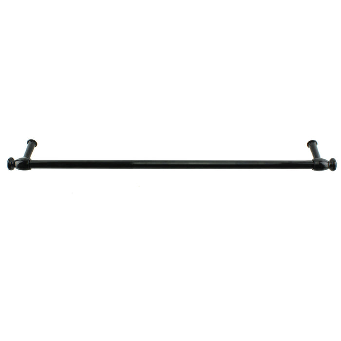 Oven Cooker Door Handle / Towel Rail Universal 'Cut to Size' (Black)