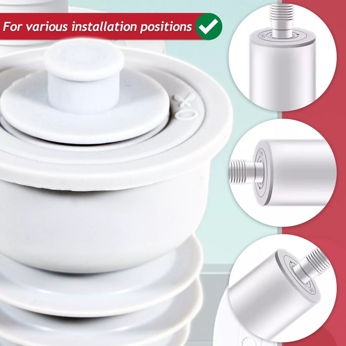 Drain Hose + Seal Plug Kit Washing Machine Dishwasher Waste Pipe Extension Set (2.5m)