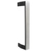 Door Handle Grab Bar for Beko CFP169 FFP167 Fridge Freezer 5907610700 (Silver / Black, 330mm)