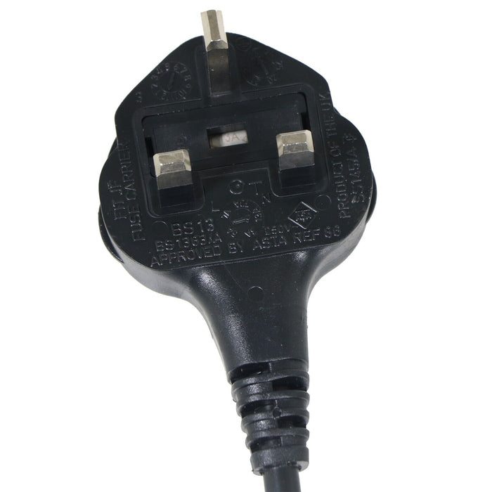 Power Cable for Numatic Vacuum Cleaner Mains Lead UK 2 Pin Plug 10m 236009 220945