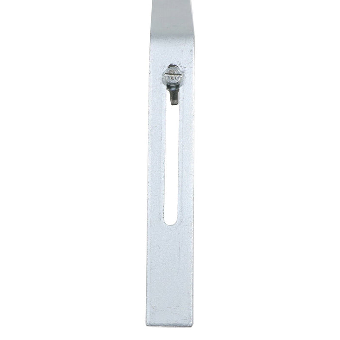 Gutter Top Rafter Bracket Universal Galvanised Steel Fascia Support Fixings (Pack of 10, 300mm)