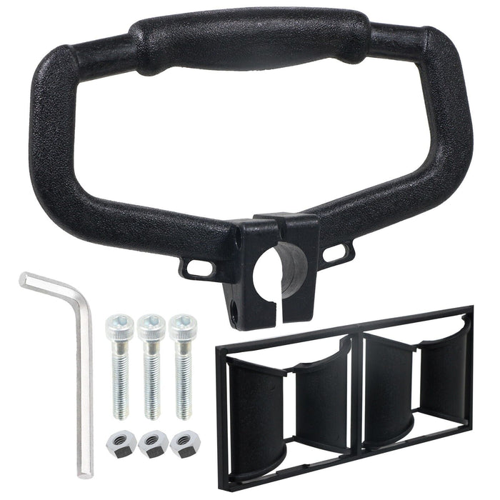 Universal Strimmer Grip Handle + Blade Guard Brushcutter Trimmer Pole Shaft Kit (24mm, 26mm, 28mm)