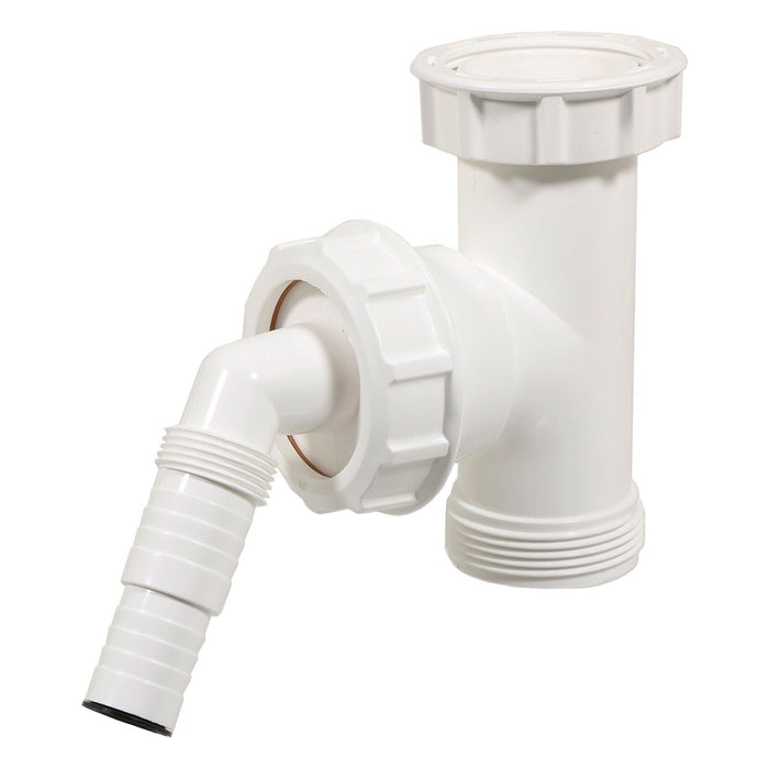 Appliance Trap Adaptor 40mm 1 1/2" Washing Machine Dishwasher Waste Pipe Tee Kit