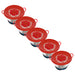 Pan Lid Spill Stopper Silicone Saucepan Pot Steamer Cover Anti Boiling Overflow Guards (Pack of 5)