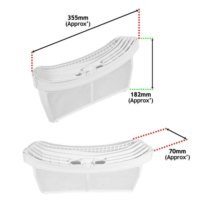 Blomberg Tumble Dryer Lint Screen Fluff Filter Cage DHP LTS TKF Series 2982200100