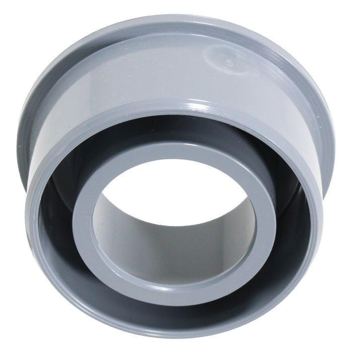 32mm Boss Adaptor Solvent Soil Stack Waste Pipe Reducer Push Fit Seal Ring (Grey)