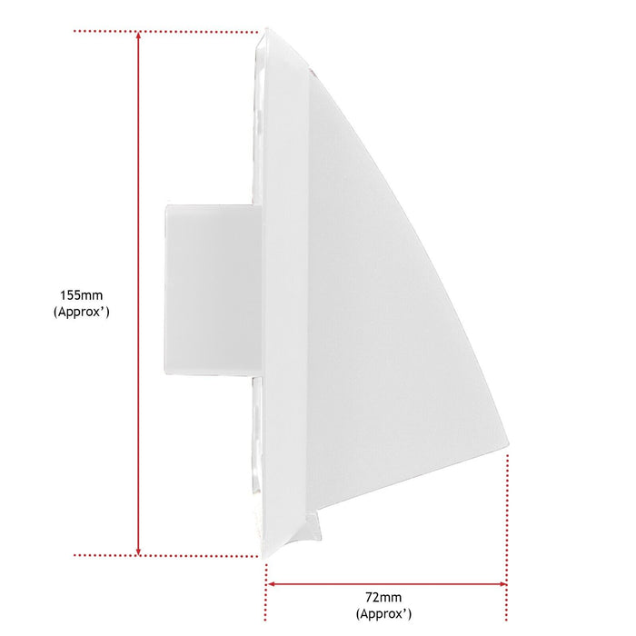 Air Conditioner External Vent Kit 4" 5" 6" 100mm 125mm 150mm Universal Exterior Wall Duct Set (White)