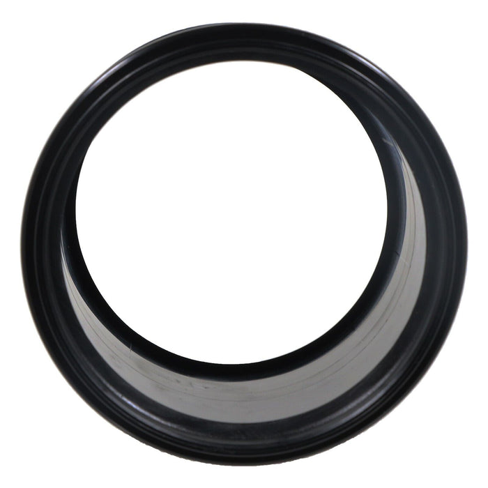 110mm 4" Soil Waste Pipe Double Socket Push Fit Straight Slip Coupler (Black)