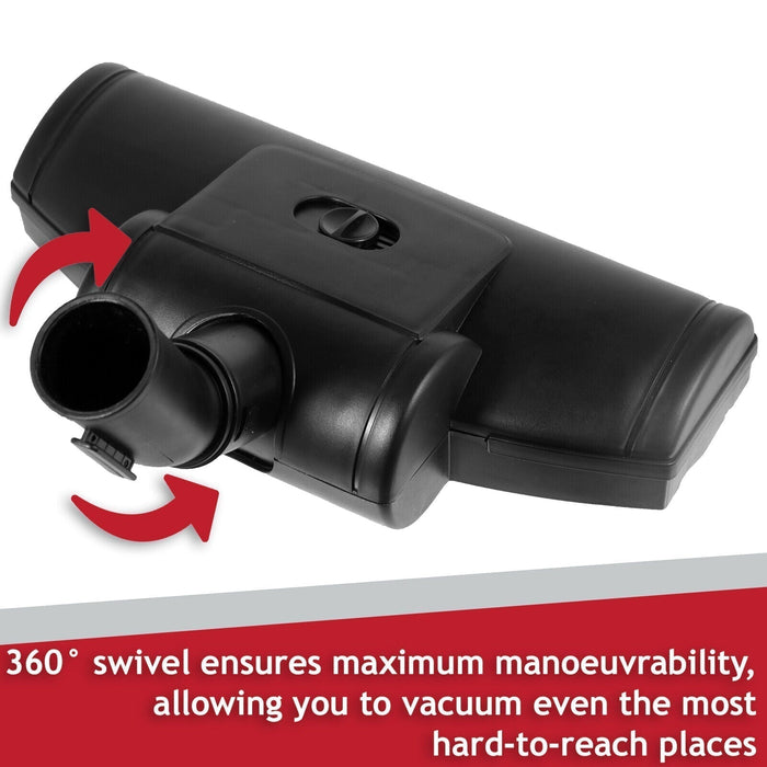 Vacuum Brush Head 35mm for Shark Turbo Tool Wheeled Hard Floor Carpet