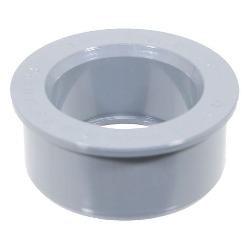 40mm Boss Adaptor Solvent Soil Stack Waste Pipe Reducer Push Fit Seal Ring (Grey)