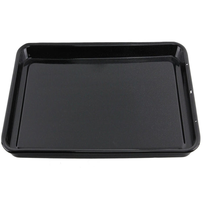 Enamel Oven Baking Tray Large Sheet Raised Shallow Non Stick Pan 417 x 300mm