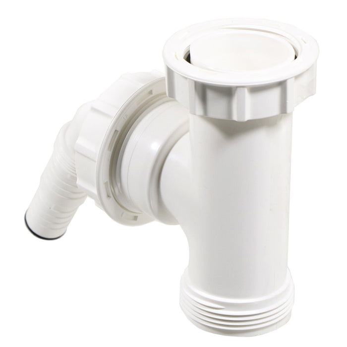 Appliance Trap Adaptor 40mm 1 1/2" Washing Machine Dishwasher Waste Pipe Tee Kit