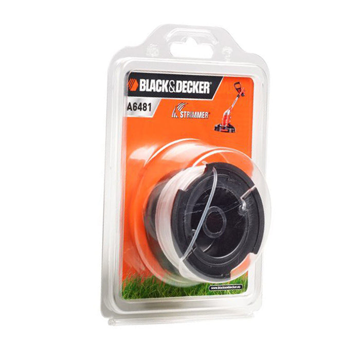 Black & Decker Spool and Line 10m for Reflex Strimmer Nylon Wire 1.5mm A6481 A6481XJ
