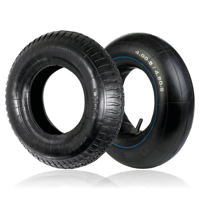 Wheelbarrow Wheel Inner Tube and Barrow Tyre 4.00 - 8 4.80-8 Innertube + Sealant