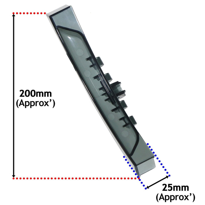 Door Handle for Candy GVFWFL4139WHR-12 WDXOA496AHFNB-80 Washing Machine (Black, 200mm)